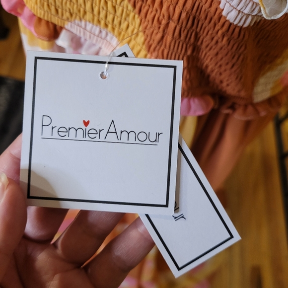 Premier Amour Womens Sleeveless Multicolor Halter Maxi Dress Halter Size 18 Plus - Picture 9 of 16